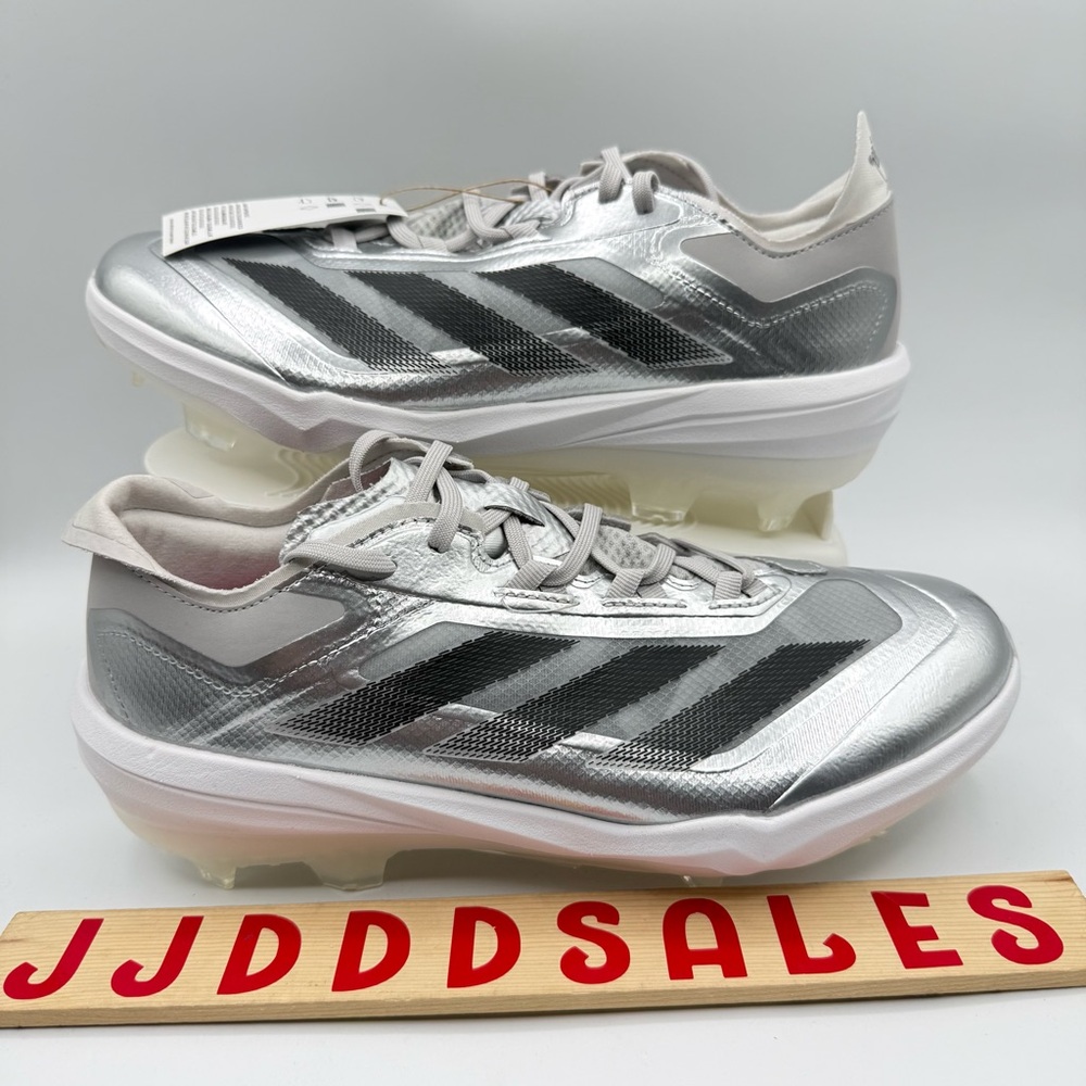 Adidas Adizero Impact TPU Baseball Cleats Silver Speed Pack JS3049 Men's Sizes